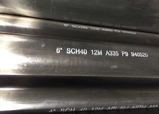 أنبوب الفولاذ المقاوم للصدأ المدرفل على الساخن Astm A335 4 مم ، أنابيب الفولاذ المقاوم للصدأ غير الملحومة